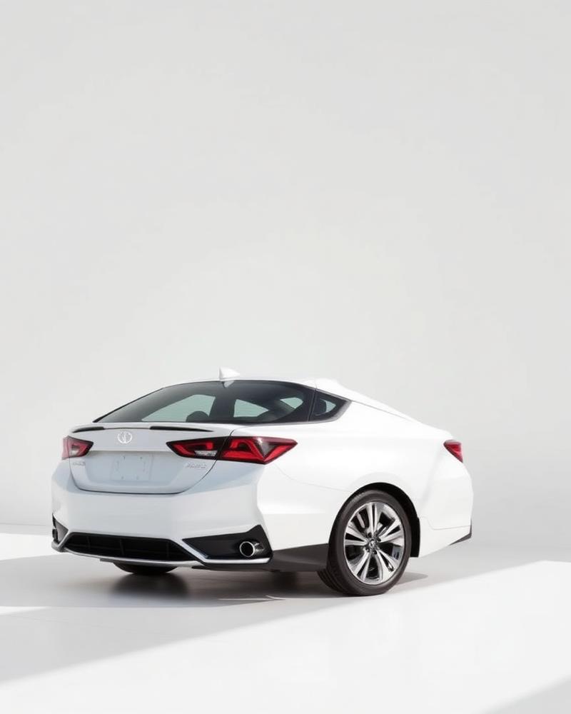 White modern sedan
