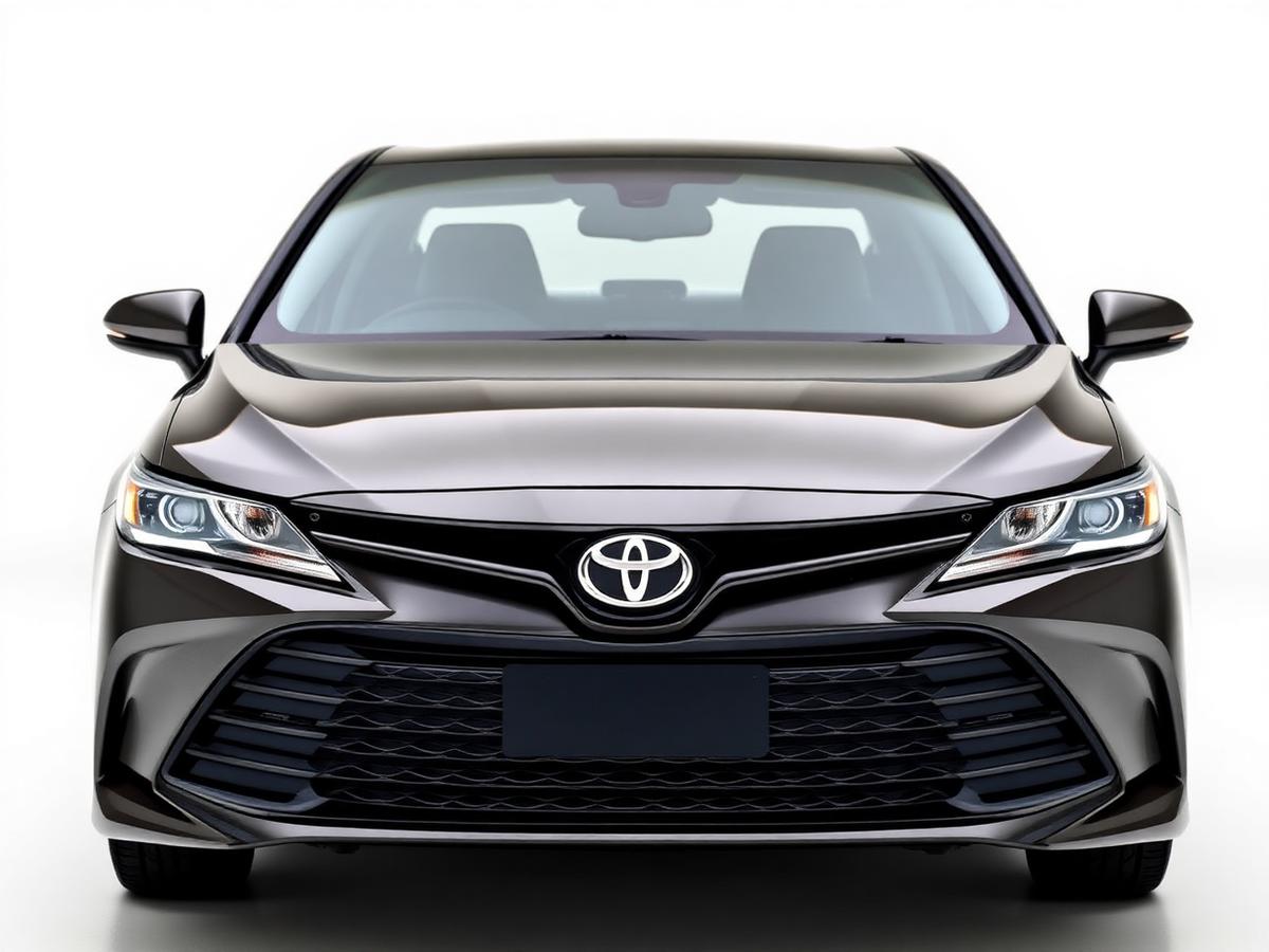 Graphite Toyota Camry SL, front view